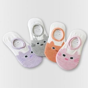Women Meow Meow Invisible Socks