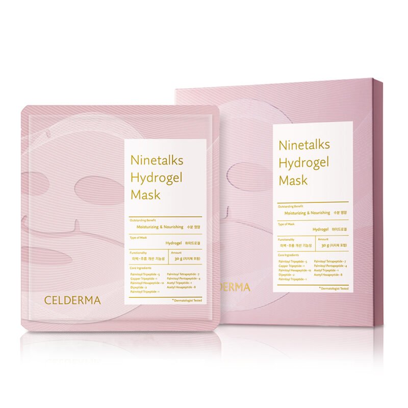 Celderma Ninetalks Hydrogel Mask Box Of 4 Masks