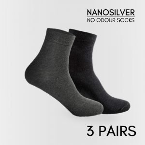 Men Nanosilver Regular Socks 3 Pairs Bundle