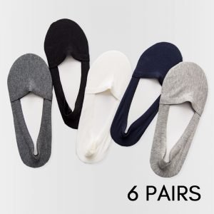 Men Premium Invisible Socks 6 Pairs Bundle