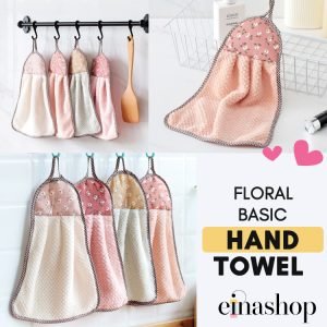 Floral Basic Hand Towel 3 Piece Bundle