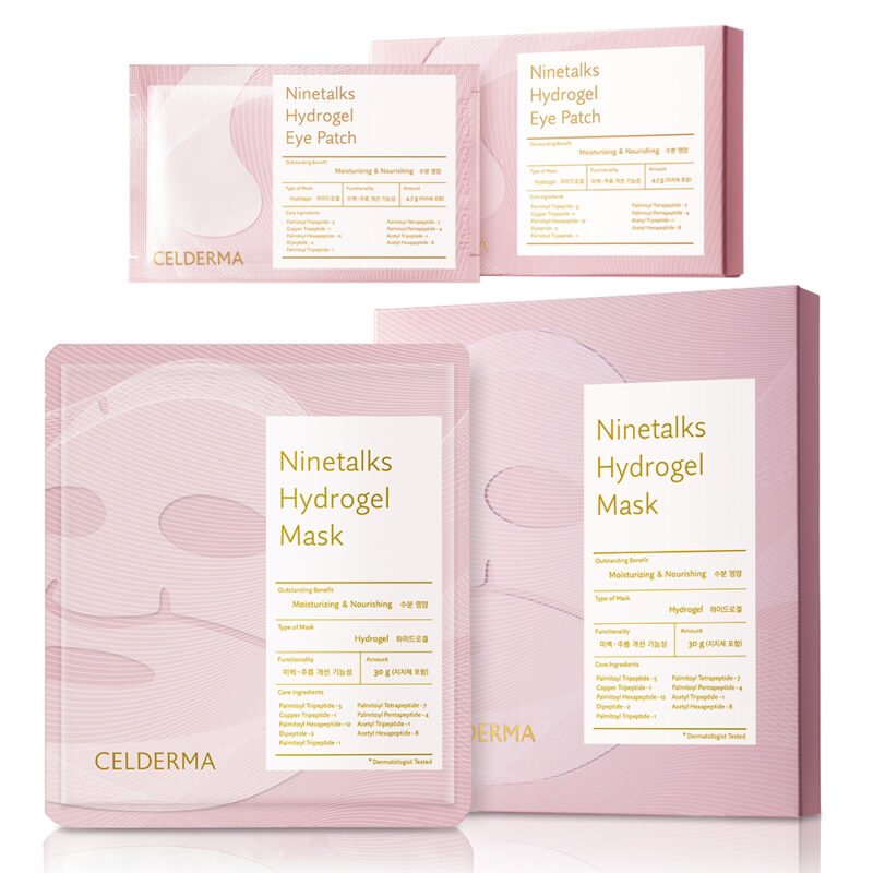 Celderma Ninetalks Hydrogel Mask and Eye Patch Bundle