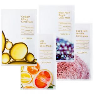 Celderma Clinic Masks in 4 Types Box of 10 Masks
