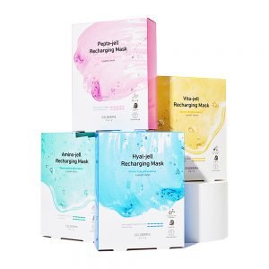 Celderma Daily Recharging Mask Series Box of 10 Masks 4 Types*
