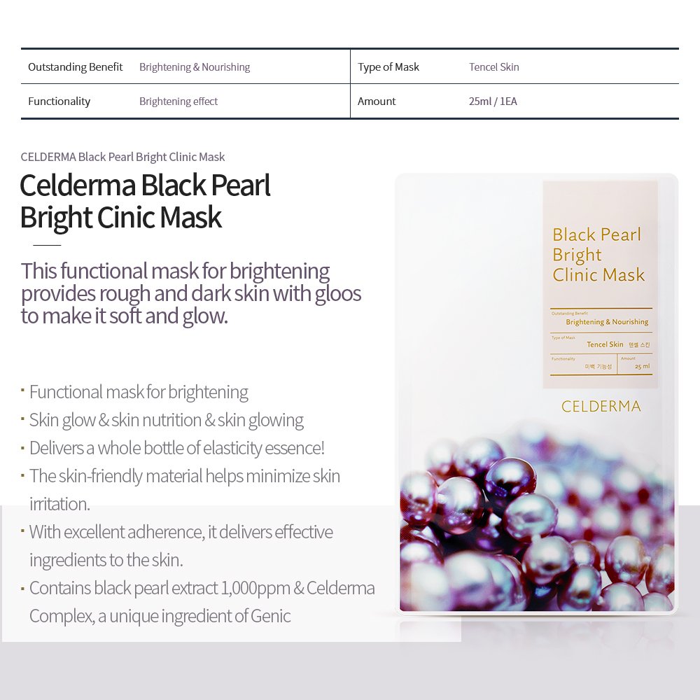 Celderma Clinic Masks in 4 Types Box of 10 Masks - Image 9