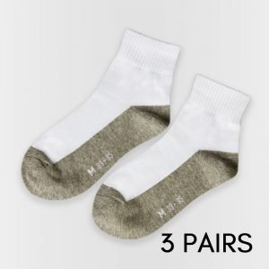 Kids Standard School Socks 3 Pairs Bundle
