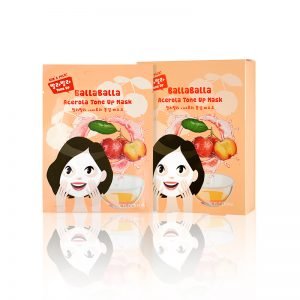 Celderma Balla Balla Acerola Tone Up Mask Box of 10 Masks