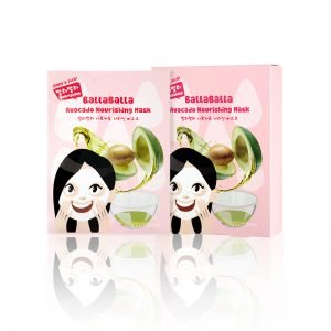 Celderma Balla Balla Avocado Nourishing Mask Box of 10 Masks