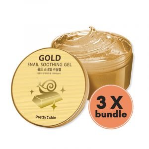 Prettyskin Bundle of 3 Gold Snail Soothing Gel