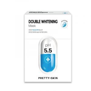 Prettyskin pH 5.5 Double Whitening Mask Box of 10 Masks