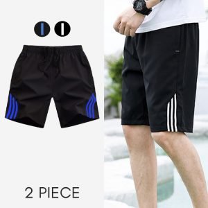 Lucas Men All Purpose Sports Casual Shorts 2 Piece Bundle