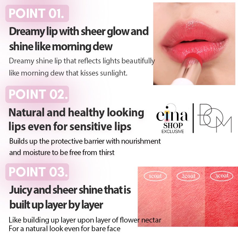 BOM Dewy Lip Balm 7 Colours - Image 4