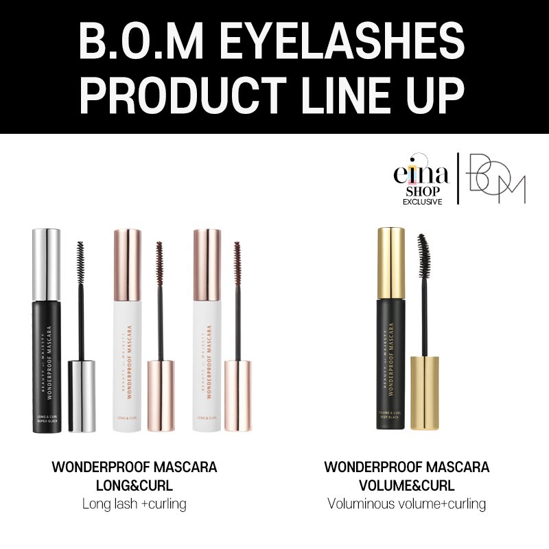BOM Wonderproof Mascara In 3 Colours - Image 3