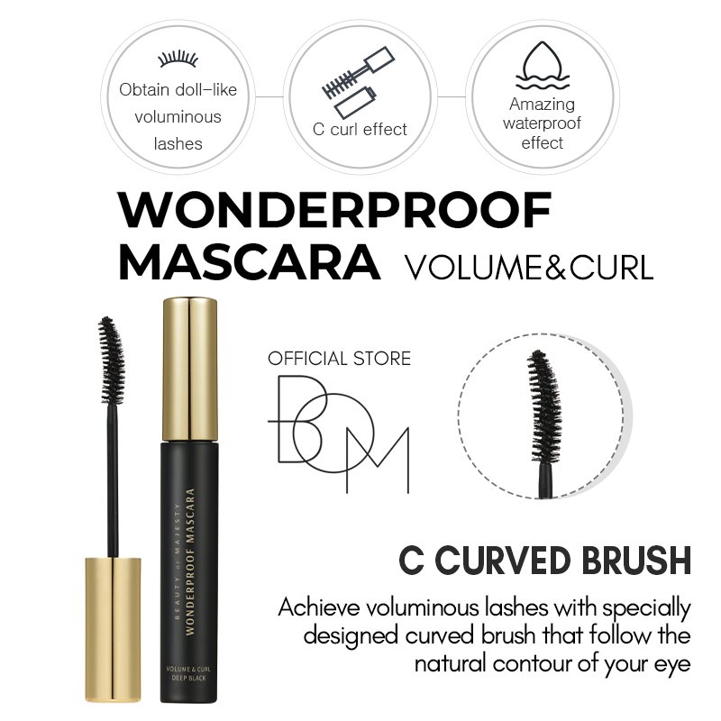BOM Wonderproof Mascara In 3 Colours - Image 7