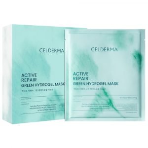 Celderma Active Repair Green Hydrogel Mask Box of 4 Masks