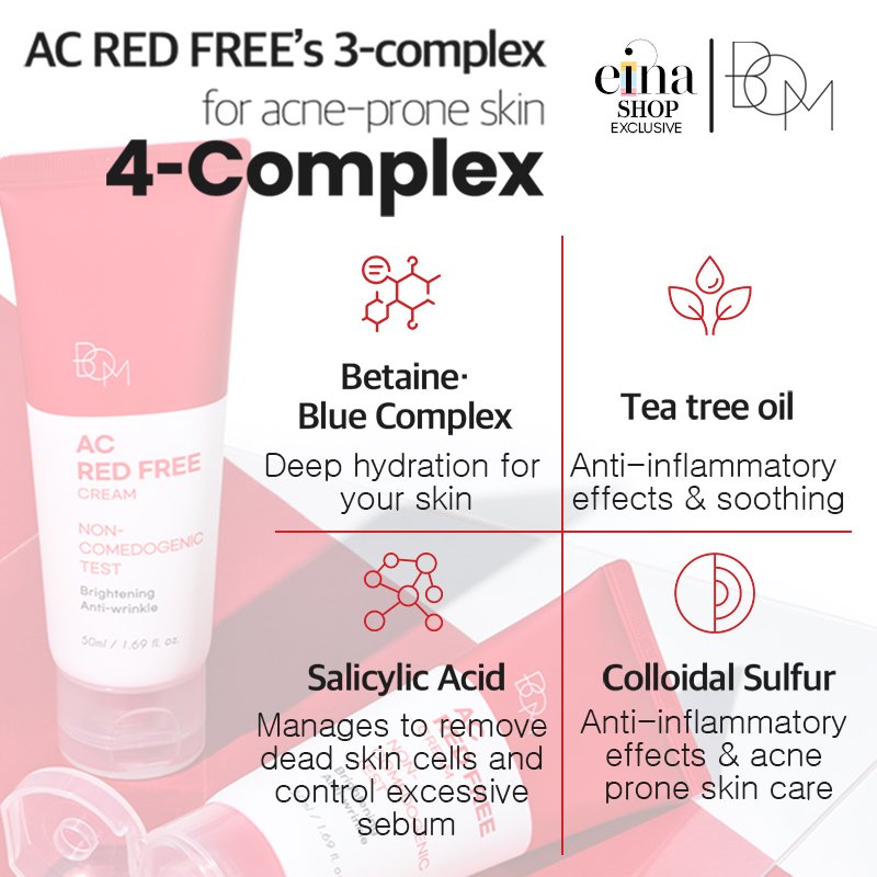 BOM AC Red Free Cream - Image 7