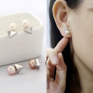 Ari Pearl Earrings 925 Silver