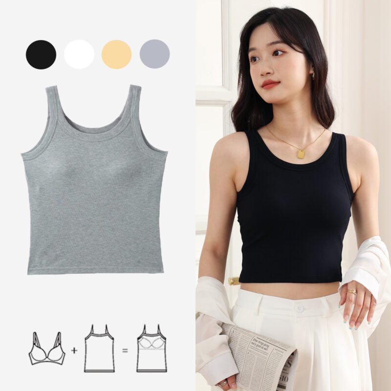 Thalia Bra Padded Cropped Singlet