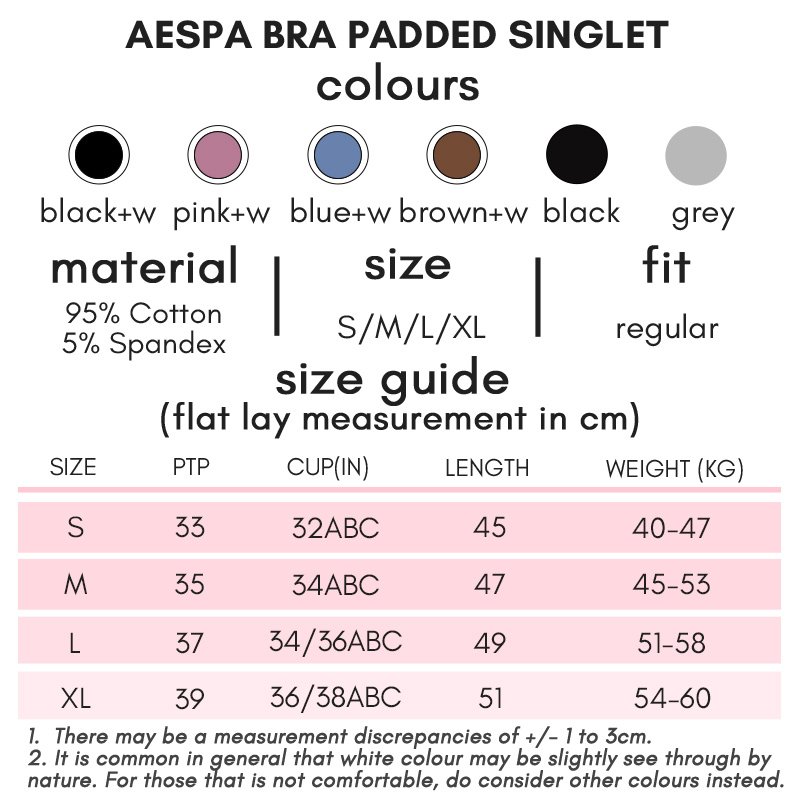 Aespa Bra Padded Singlet - Image 5
