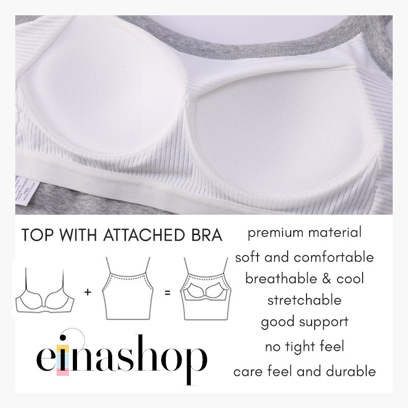 Drea Bra Padded Cropped Singlet - Image 3