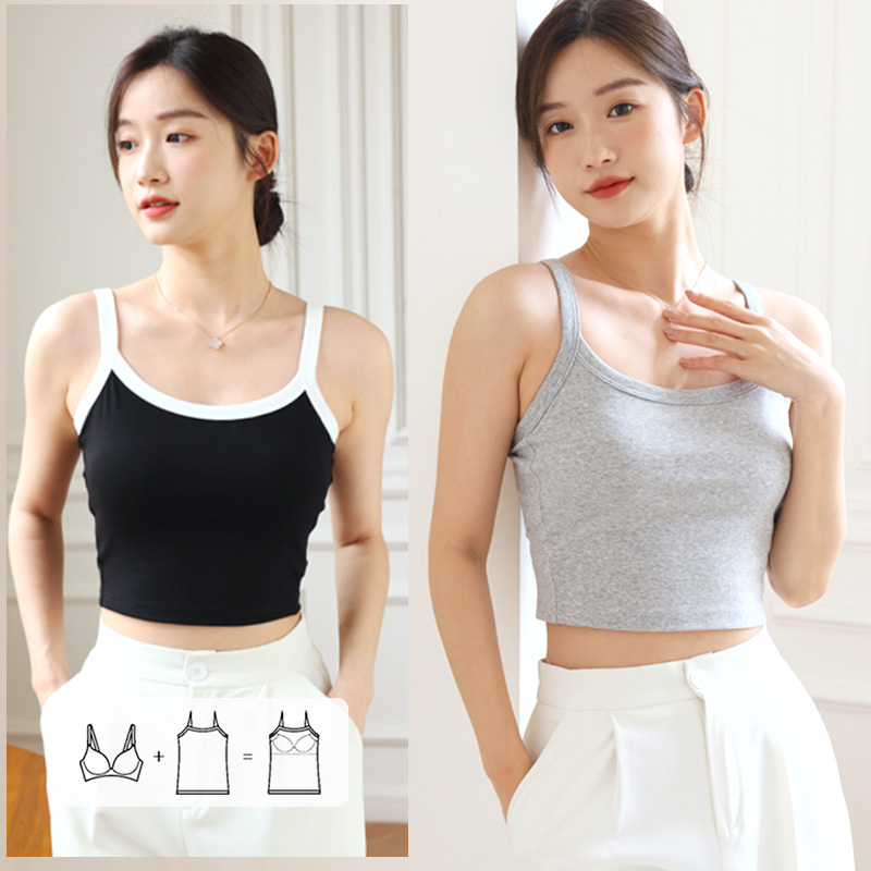 Drea Bra Padded Cropped Singlet