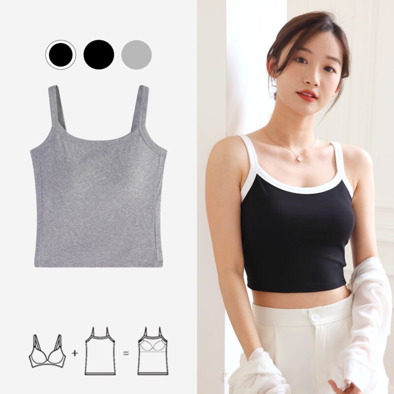 Drea Bra Padded Cropped Singlet