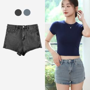 March Denim Shorts