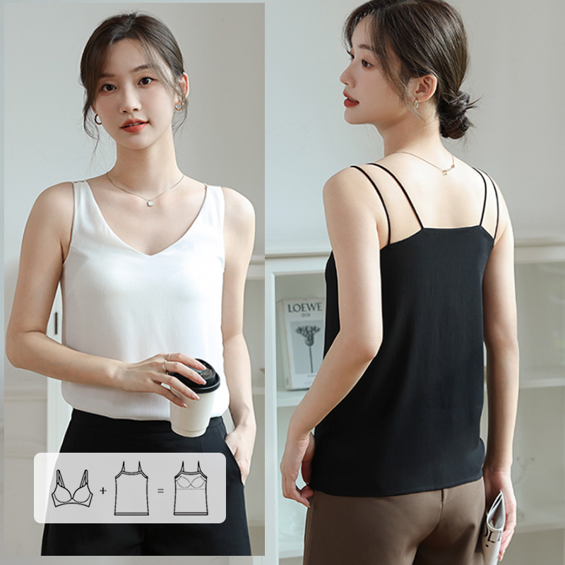 Evelyn Bra Padded Chiffon Camisole