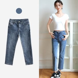 Allegra Straight Cropped Jeans