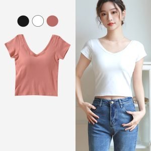 Maggie Bra Padded V-neck T-shirt