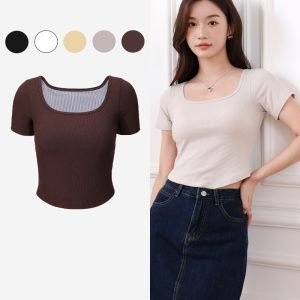 Gillie Bra Padded Square Neck T-shirt