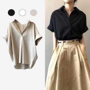 Kadence Cotton Short Sleeve Women Shirt