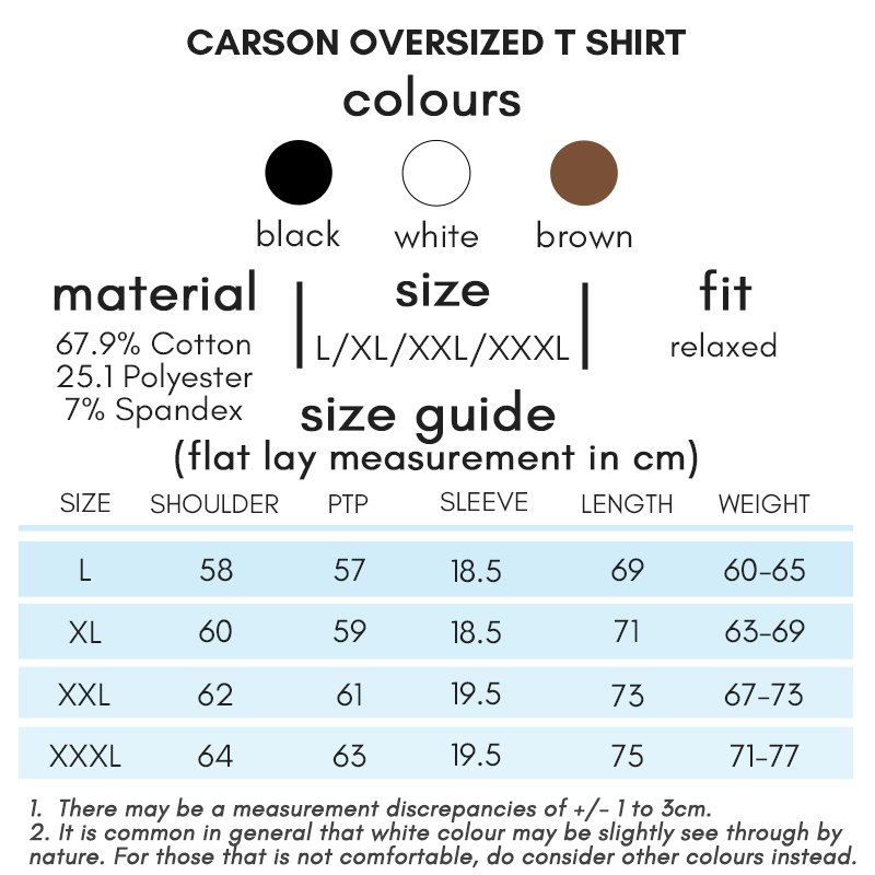 Carson Men Oversized T Shirt - Image 4