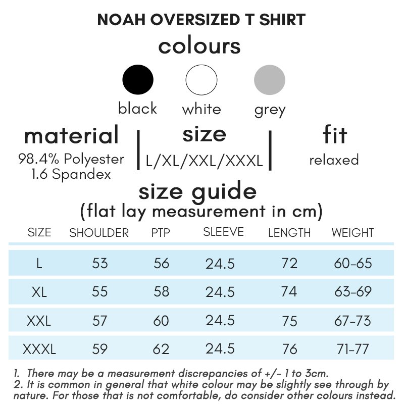Noah Men Oversized T Shirt - Image 4