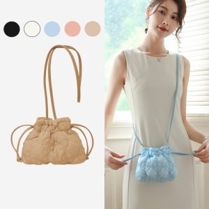 Elva Drawstring Puffer Bag