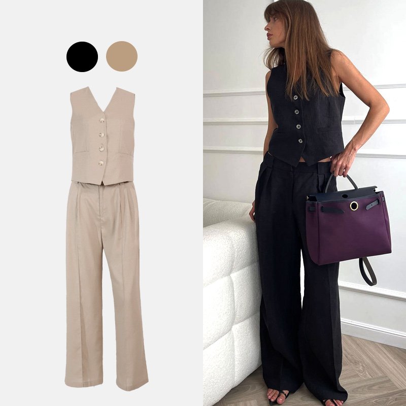 Clairey Vest Pants 2 Piece Set Signature Collection