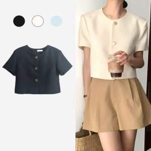 Courtney Round Neck Jacket Signature Collection