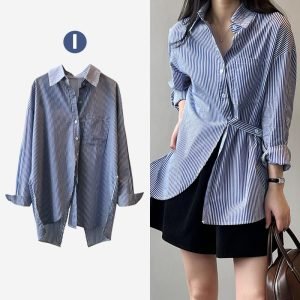 Alba Striped Dress Shirt Signature Collection