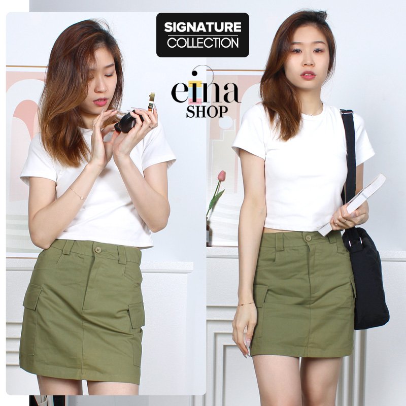 Tammy Cargo Short Skirt Signature Collection - Image 8