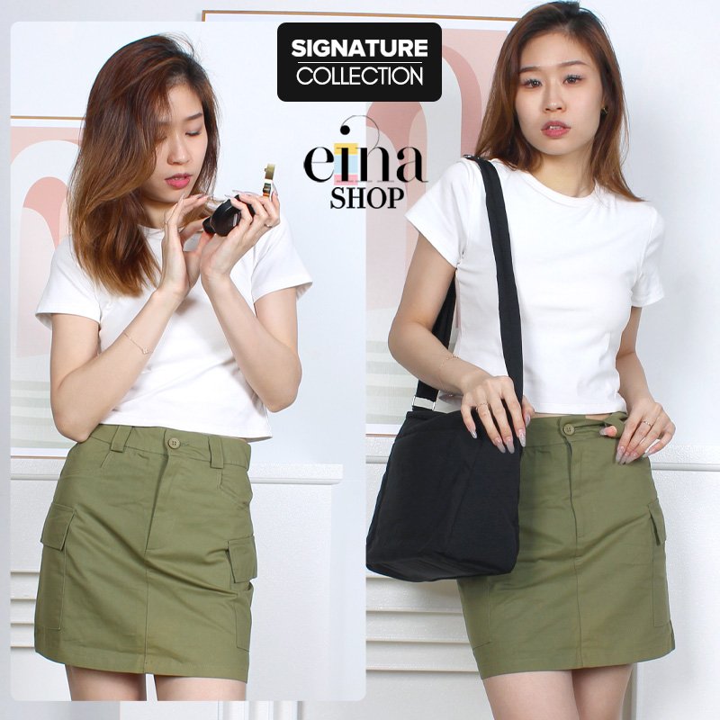 Tammy Cargo Short Skirt Signature Collection - Image 9