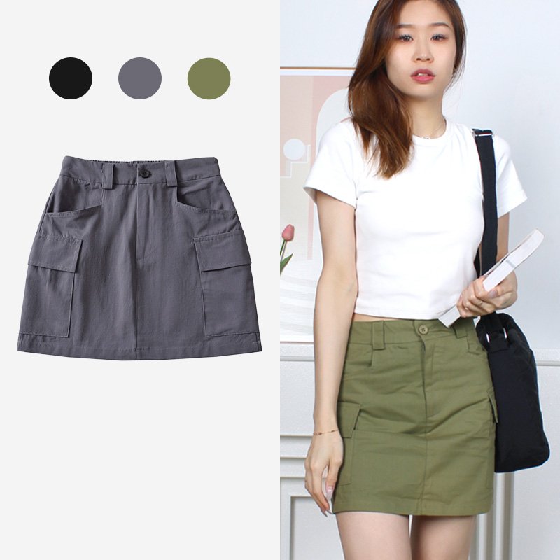 Tammy Cargo Short Skirt Signature Collection
