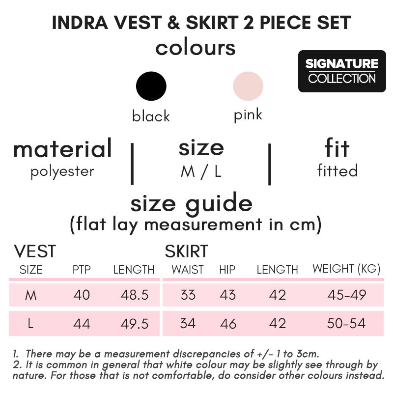 Indra Vest & Skirt 2 Piece Set Signature Collection - Image 3