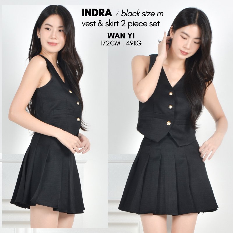 Indra Vest & Skirt 2 Piece Set Signature Collection - Image 7
