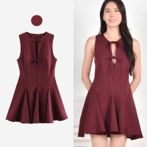 Bethia Sleeveless Short Dress Signature Collection