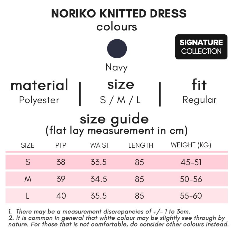Noriko Knitted Dress Signature Collection - Image 3