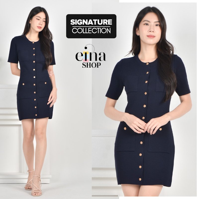 Noriko Knitted Dress Signature Collection - Image 7