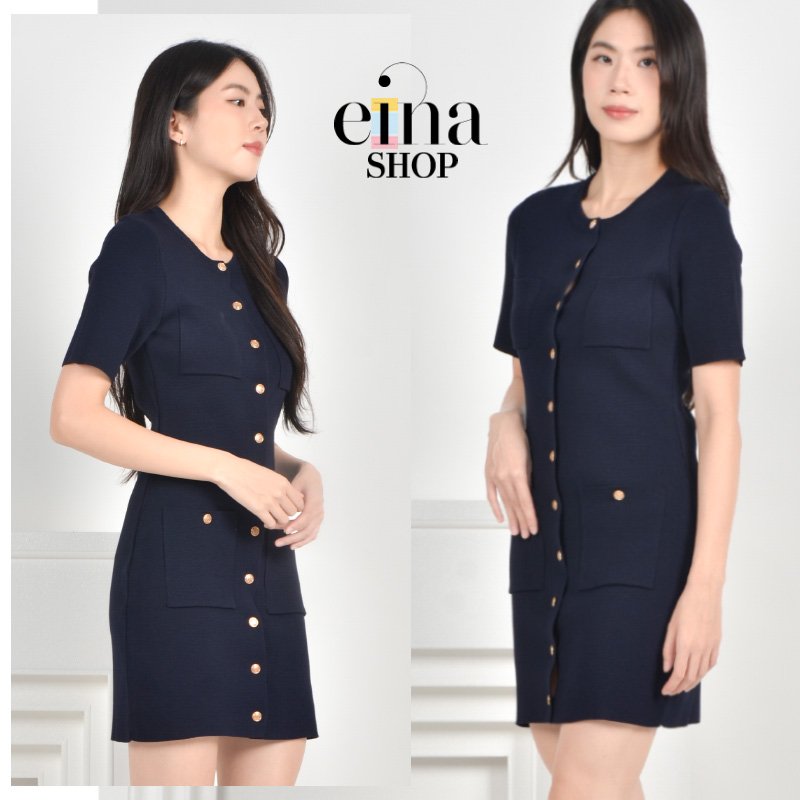 Noriko Knitted Dress Signature Collection - Image 9