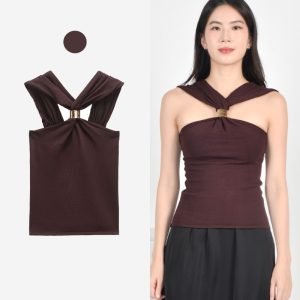 Loral Halter Neck Top Signature Collection