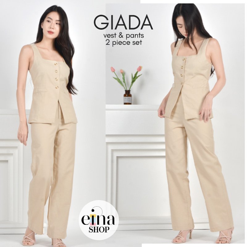 Giada Vest & Pants Two Piece Set - Image 9