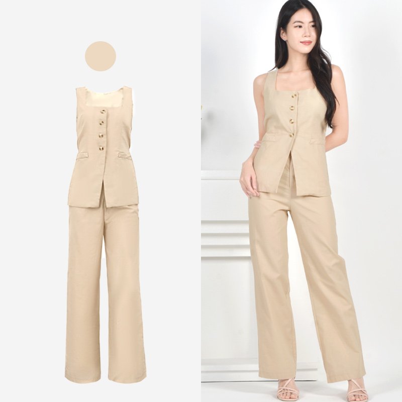 Giada Vest & Pants Two Piece Set